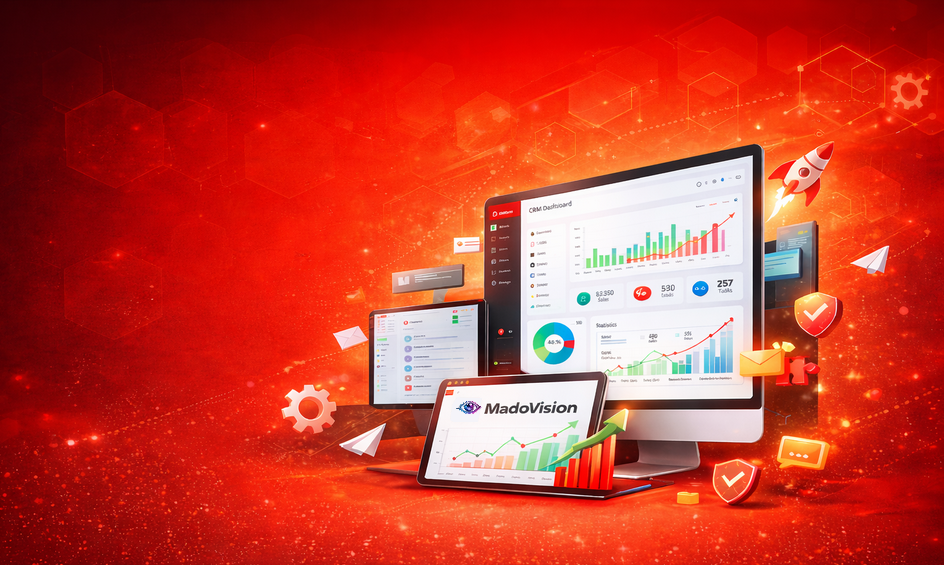 custom CRM dashboard interface